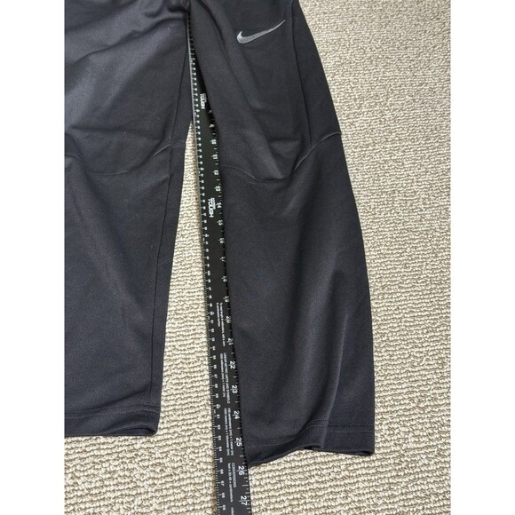 Nike Dri Fit Sweatpants Youth Large Black Polyester Drawstring - Picture 7 of 7